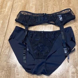 Like new Fantasie panties and garter